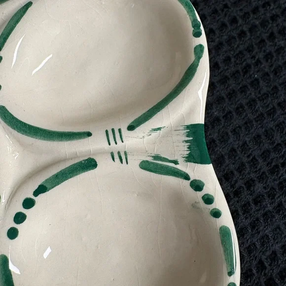 Vintage Rooster Egg Plate, Hand Painted, Italy - Picture 4 of 9